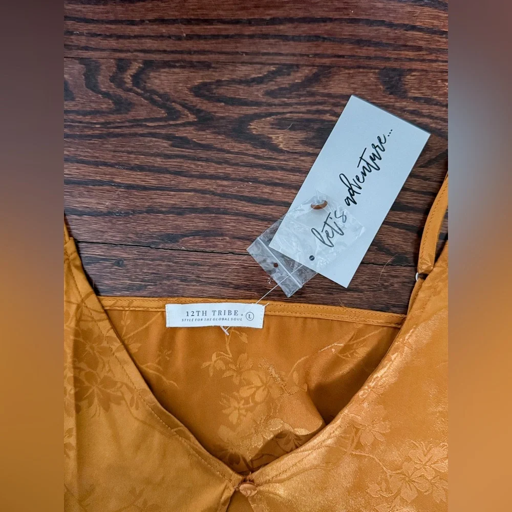 NWT 12th Tribe Silk Cami - Picture 7 of 7